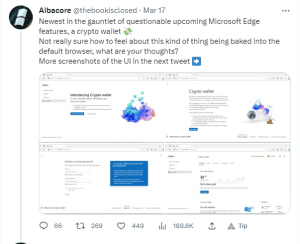 microsoft edge browser, dipprofit.com, twitter