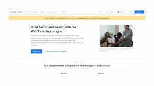 google cloud web3 startup program