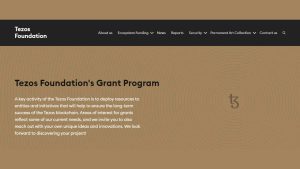 tezos foundation program